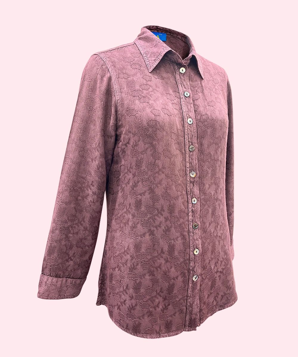 Women's Collar Full Sleeve Designer Shirt SHS-1987 - Image 3