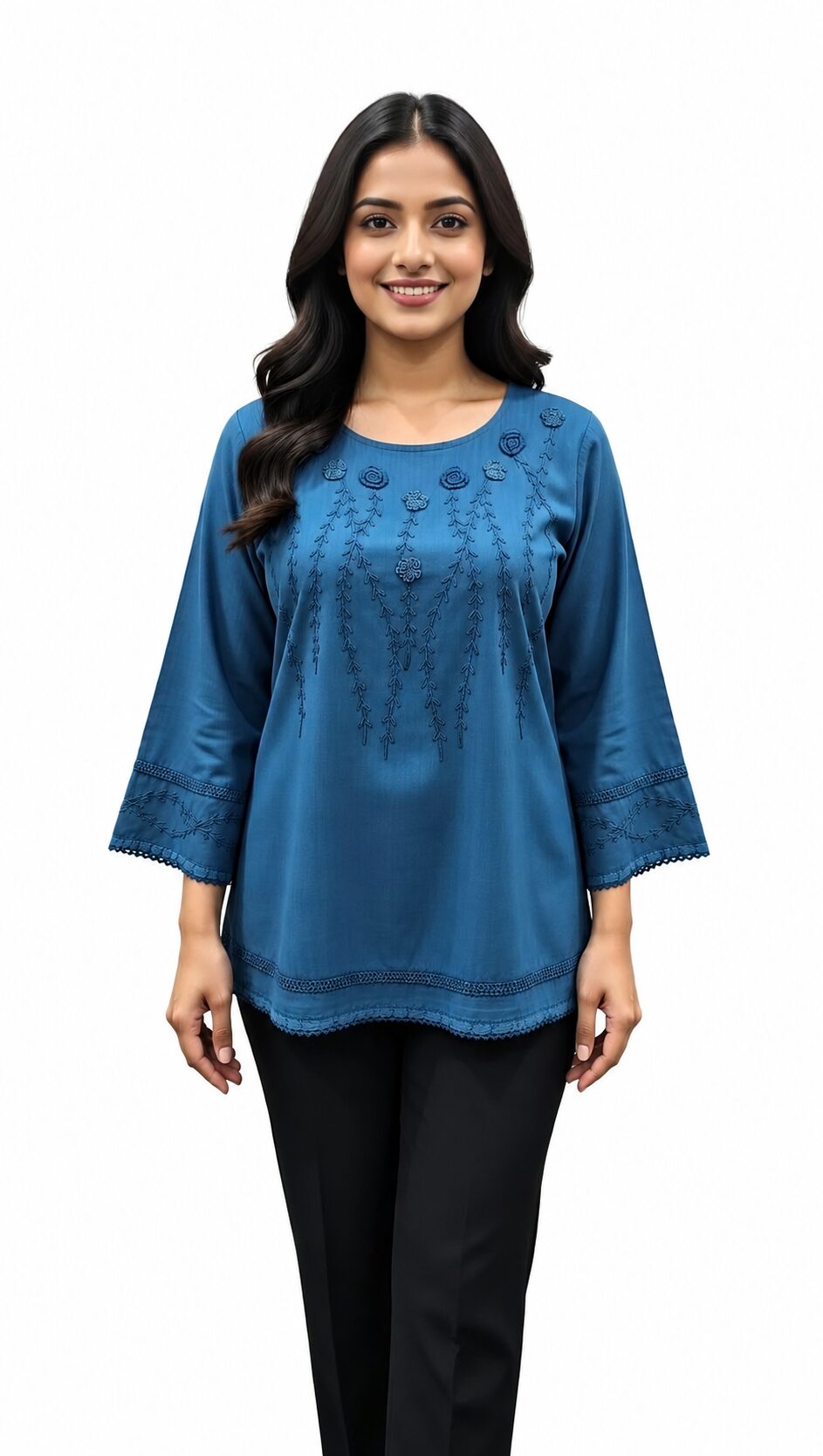 Chikankari Embroidered Top