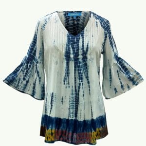 Women Stylish Top V NECK ? SLEEVES SHT- 2009