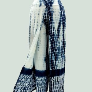 Women’s Flared Pleated Tie and Dye Designer Pants SHP 2004