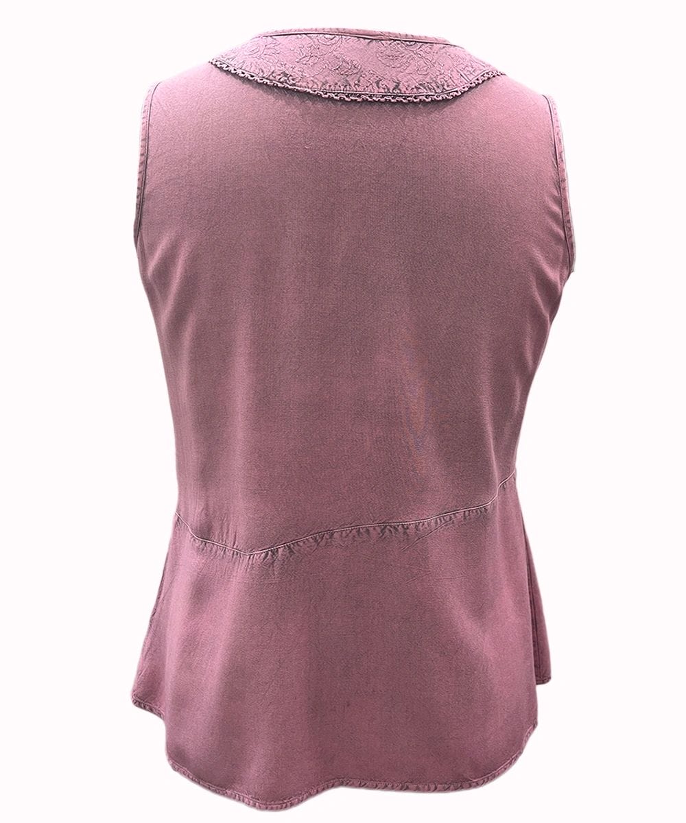 100% RAYON V NECK SLEEVELESS WOMEN?S TOP SHT-2022 - Image 7