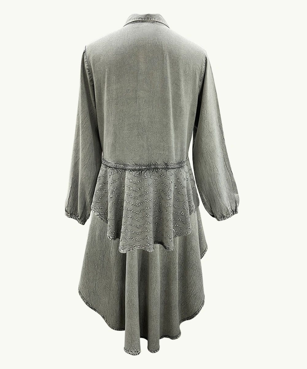 Women's Collared Neck Full Sleeve Top SHT-1976 - Image 2