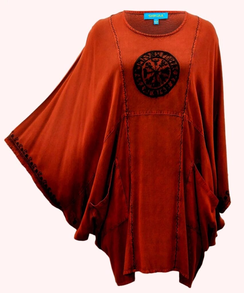 Kaftan Dress for Women 100% Rayon Round Neck SHK- 2018