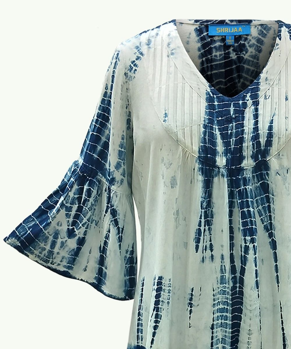 Women Stylish Top V NECK ? SLEEVES SHT- 2009 - Image 4