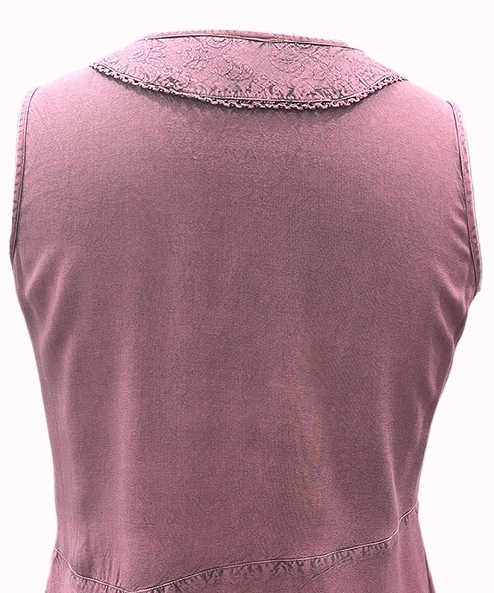 100% RAYON V NECK SLEEVELESS WOMEN?S TOP SHT-2022 - Image 8