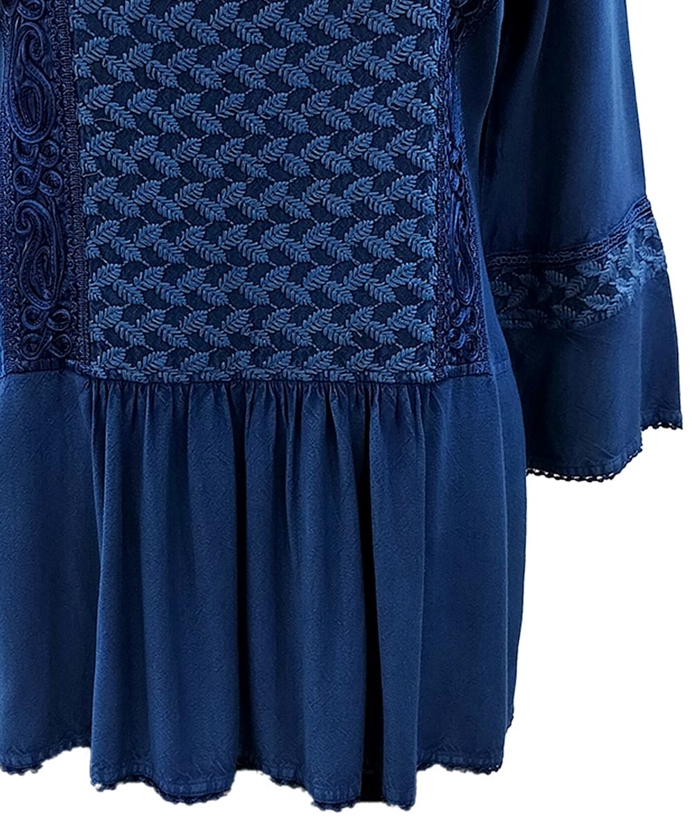 100% RAYON V LOOK NECK ? SLEEVES WOMEN?S TOP SHT-2019 - Image 6