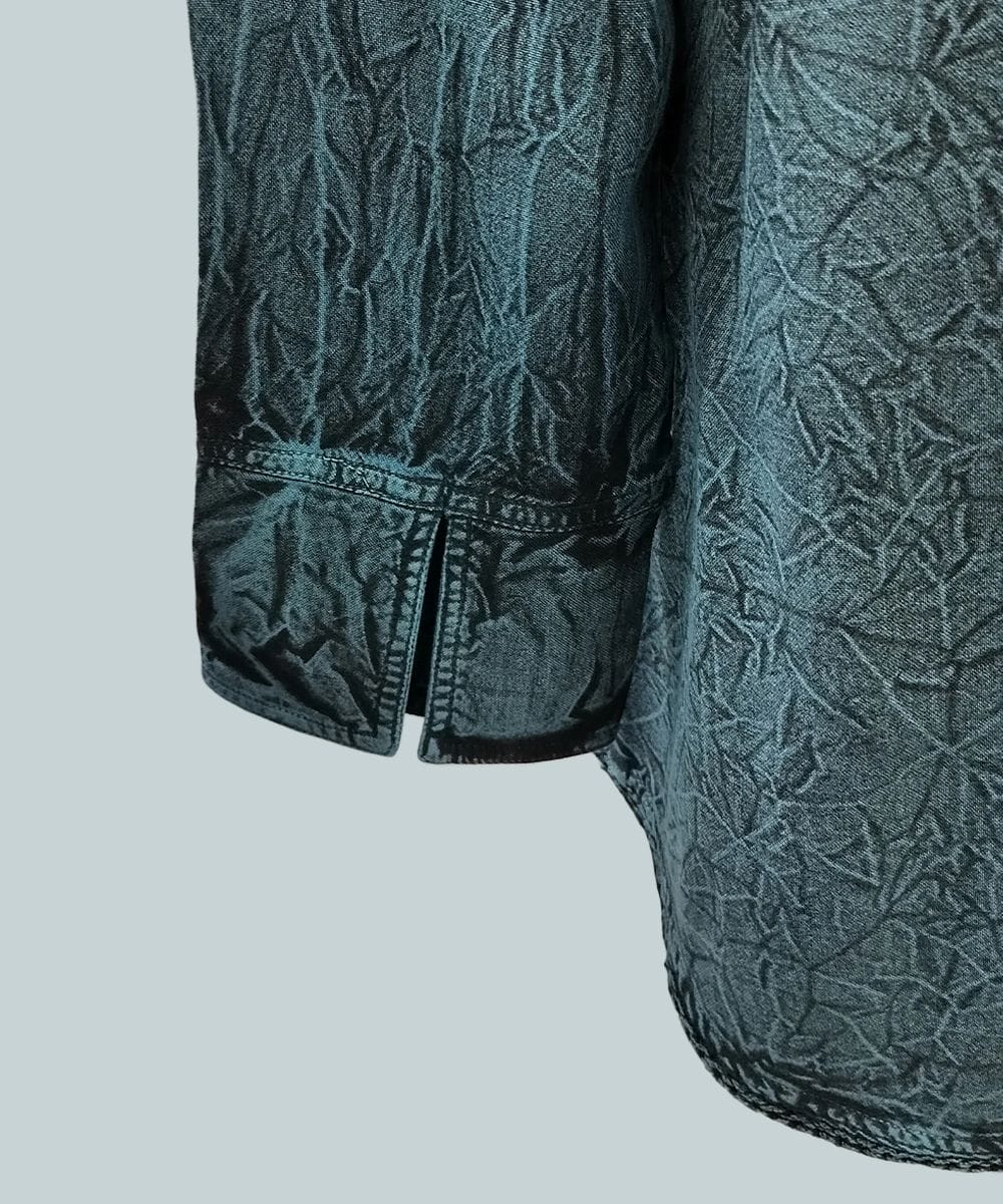 Collared Neck Full Sleeves Ladies Designer Shirt SHS-2006 - Image 5