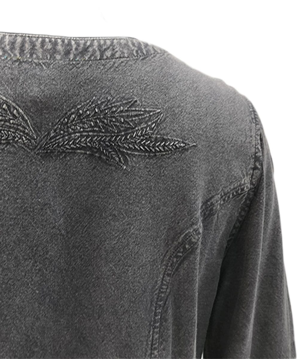 Elegant 100% Rayon Women's Designer Top ? V-Neck, ? Sleeves - SHT-2013 - Image 4