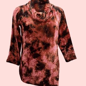 Women’s 100% Viscose Velvet Long Sleeves SHT-1998