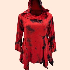 WOMEN?S FULL SLEEVES HOODIE TOP SHT-1996