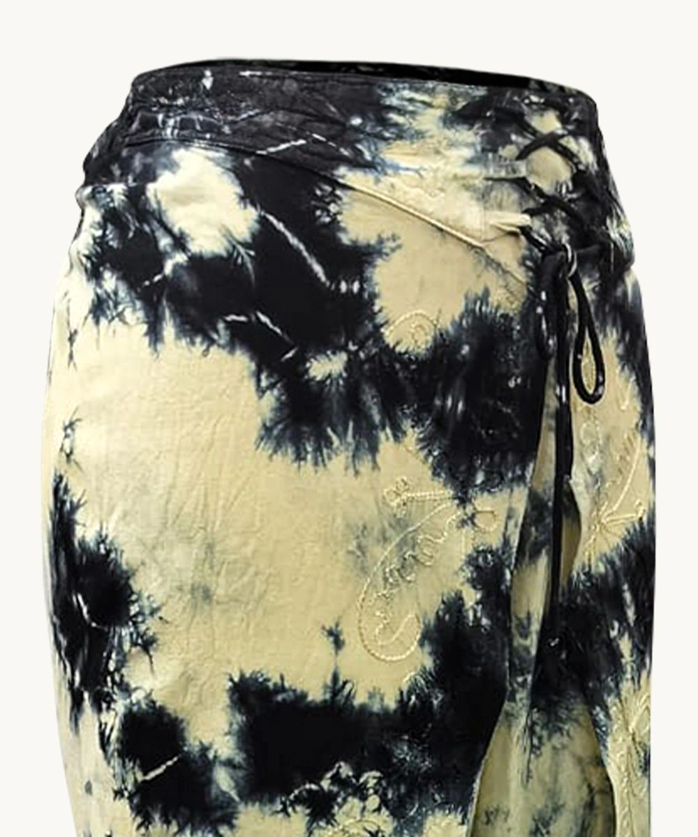 Ladies Designer Trousers - Rayon Tie & Dye Loose Fit Pant SHP-1980 - Image 5