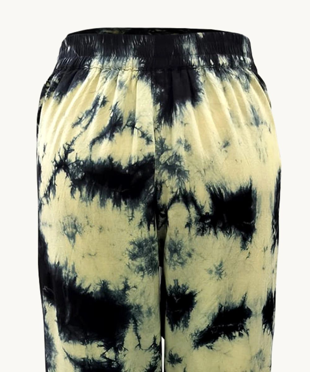 Ladies Designer Trousers - Rayon Tie & Dye Loose Fit Pant SHP-1980 - Image 4