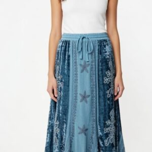 embroidered skirt for women
