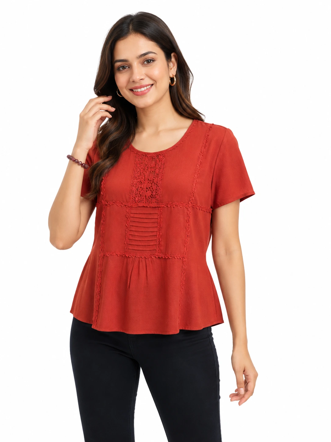 100-Rayon-Net-Combination-Ethnic-Top